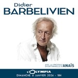 Didier Barbelivien - L'Olympia Sunday 4 January 2026 Didier Barbelivien - L'Olympia Sunday 4 January 2026